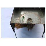 Vintage Military Transport Toy Truck – Metal Body with Canvas Cover