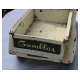 Vintage Gambles Deluxe Double Seal Truck & Trailer – 1950s Promotional Toy