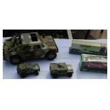 Mixed Die-Cast & Plastic Vehicle Collection – Military & Civilian Themes 2 new in box