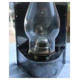 Union Pacific Railroad Kerosene Lantern with Metal Backer – UPRR Marked