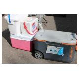 Collection of 4 coolers  Coleman etc
