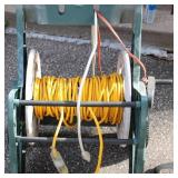 Black & Decker workbench with tool Tray and Long Electrical extension cord on hose reel