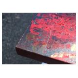 47" W x 32" H Stretched Canvas Painting – Birch Trees in Fall