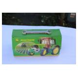 Tractor Book & Toy Collection – 3 Books + 6 Tractors Including John Deere Tin Box with Wrench