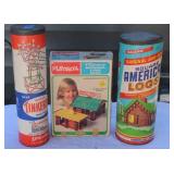 Vintage Tinker Toy & Lincoln Log Sets – Classic American Building Toys