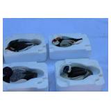 Jeff Brunet Miniature Duck Decoy Collection – Set of 11 Handcrafted Pieces