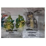 1988 Land Before Time Dinosaur Toy set + – Amblin/UCS Pizza Hut Promo (10 Figures)