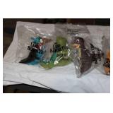 1988 Land Before Time Dinosaur Toy set + – Amblin/UCS Pizza Hut Promo (10 Figures)