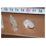 Stone Carved Animal Figurine Collection – 9 Pieces Including Frog, Owl, Unicorn & More