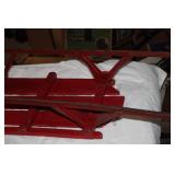 Vintage Wooden Sled with Steel Runners – 45" x 11.5"