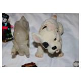 Eclectic Figurine & Folk Art Collection – Heritage Doll, Nodder Dog, Carvings & More (7 Items)