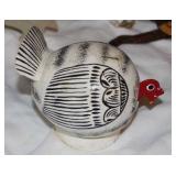 Eclectic Figurine & Folk Art Collection – Heritage Doll, Nodder Dog, Carvings & More (7 Items)