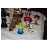 TV & Movie Bobblehead/Nodder Collection – 22 Figures Including Simpsons, Star Wars, Toy Story, Shrek, Scooby-Doo & More