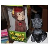 Animal Bobblehead, Nodder & Statue Collection – 20 Pieces Including Barbie Pups, Cobbs Toucan, Gorilla & More
