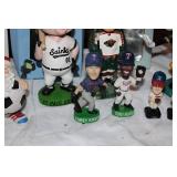 Sports Bobblehead Collection – 15+ Figures Including Goofy Packers, Kurt Warner (NIB), St. Paul Saints, Simon Cowell & More