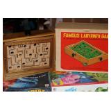 Lot of 4 Classic & Cult-Favorite Board Games – Mancala, Hungry Hungry Hippo Vampire Hunter, Labyrinth & Vampire Hunter the game