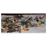 Massive Collection of Plastic & Rubber Animal Figures – Hundreds Included