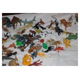 Massive Collection of Plastic & Rubber Animal Figures – Hundreds Included