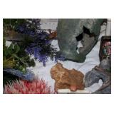 Collection of Aquarium Accessories – Includes Rock, 24" Lid/Cover, Structures & Plants