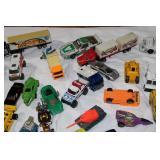 Collection of 45 Die-Cast Cars – Hot Wheels, Matchbox & More – Well-Used Condition
