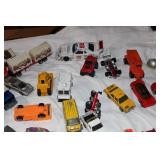 Collection of 45 Die-Cast Cars – Hot Wheels, Matchbox & More – Well-Used Condition