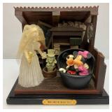 Est. $350.00 - $700.00 Walt Disney World 2003 A Haunted Mansion Scene "Who Lives In Your Attic?" (Works) In Original Box (Needs Light Cleaning)