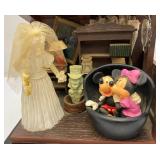 Est. $350.00 - $700.00 Walt Disney World 2003 A Haunted Mansion Scene "Who Lives In Your Attic?" (Works) In Original Box (Needs Light Cleaning)