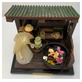 Est. $350.00 - $700.00 Walt Disney World 2003 A Haunted Mansion Scene "Who Lives In Your Attic?" (Works) In Original Box (Needs Light Cleaning)