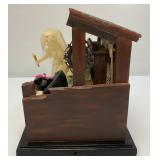 Est. $350.00 - $700.00 Walt Disney World 2003 A Haunted Mansion Scene "Who Lives In Your Attic?" (Works) In Original Box (Needs Light Cleaning)