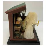 Est. $350.00 - $700.00 Walt Disney World 2003 A Haunted Mansion Scene "Who Lives In Your Attic?" (Works) In Original Box (Needs Light Cleaning)