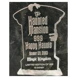 Est. $350.00 - $700.00 Walt Disney World 2003 A Haunted Mansion Scene "Who Lives In Your Attic?" (Works) In Original Box (Needs Light Cleaning)