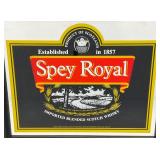 20 1/2" x 24 1/2" SPEY ROYAL Scotch Whiskey Framed Mirror