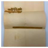 1967 TOPPS Chewing Gum Company "Come To Florida Learn To Swim Fast" Travel Poster 10" x 18" (Tears Present Fixed With Tape)