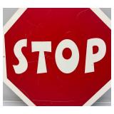 12" Metal STOP Sign