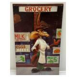 Misc. Collectible Tin Signs Including Looney Tunes, Sylvester The Cat, Wiley The Coyote And More Most 12" x 15"