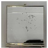 Jeweled Initial W Compact With Magnification