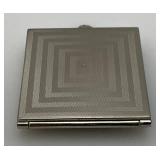 Jeweled Initial W Compact With Magnification