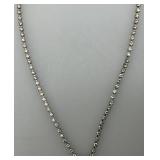 Stunning Rhinestone Necklace 16"