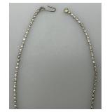 Stunning Rhinestone Necklace 16"