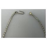 Stunning Rhinestone Necklace 16"