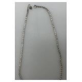 Exquisite Rhinestone Heart Necklace 15"
