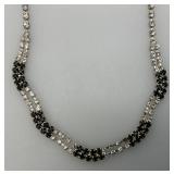 Elegant Rhinestone Necklace 16 1/2"