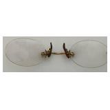 Vintage Glasses Both Contain 1/10th 12K With Vintage Glass Cases