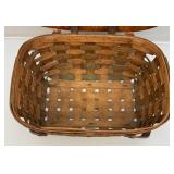 Very Old Picnic Basket With Hand Drawn Cartoon Characters Like Mickey Mouse, Popeye, Whimpy And More (Very Cool)