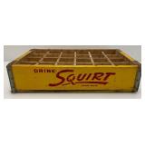 Vintage Wooden Squirt Soda Crate
