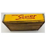 Vintage Wooden Squirt Soda Crate
