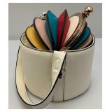 Multi Accordion Bucket Satchel Purse/Handbag