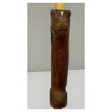 Hand Carved Horse Adorned Kids Bow 29"