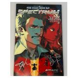 Autographed Alan Tuoyk, Stone And PJ Haarsma Spectrum Free Comic Book (Bagged And Carded)