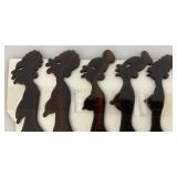 Vintage Celluloid Zulu Lulu Aging Lady Prank Stir Sticks